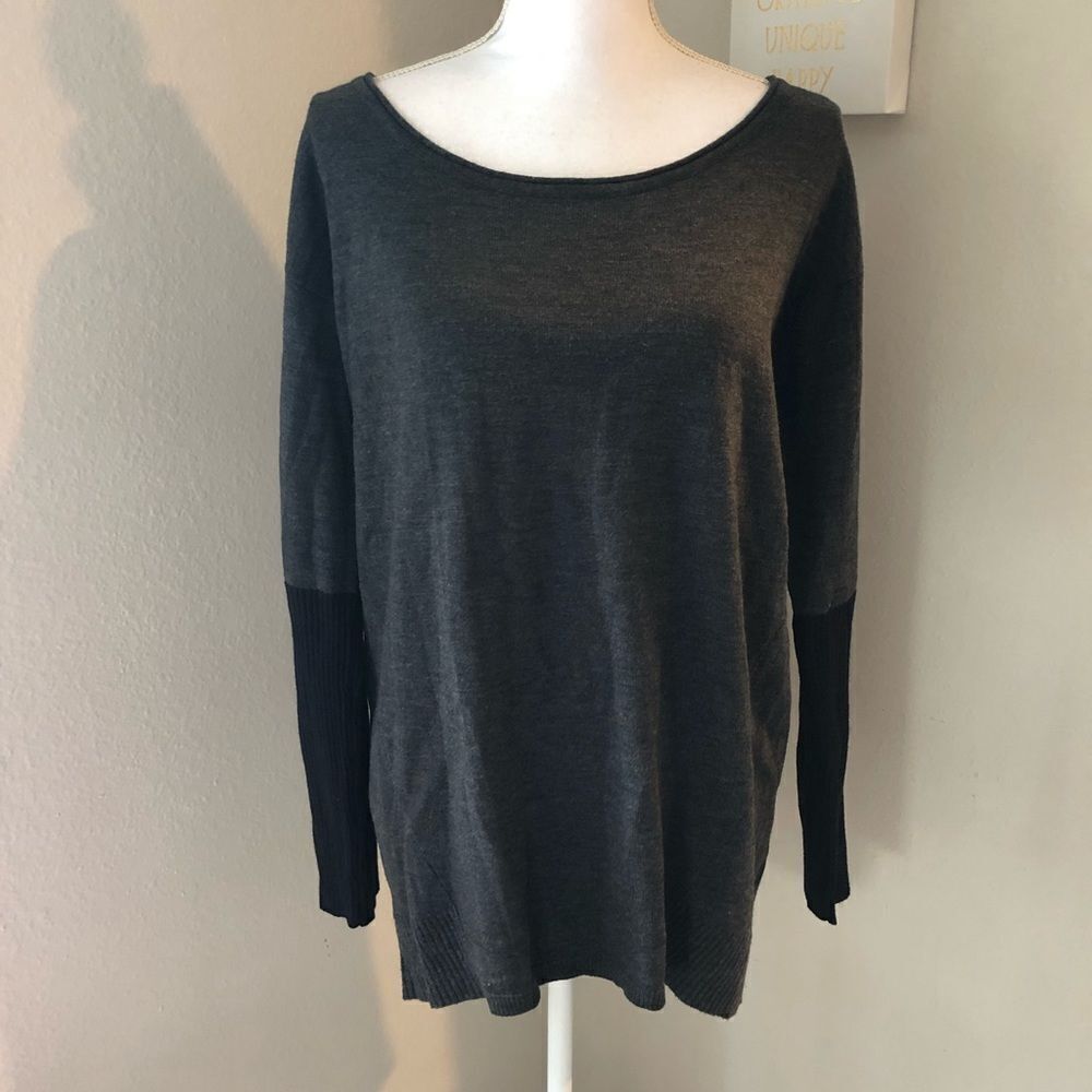 French Connection Heather Gray Sweater
